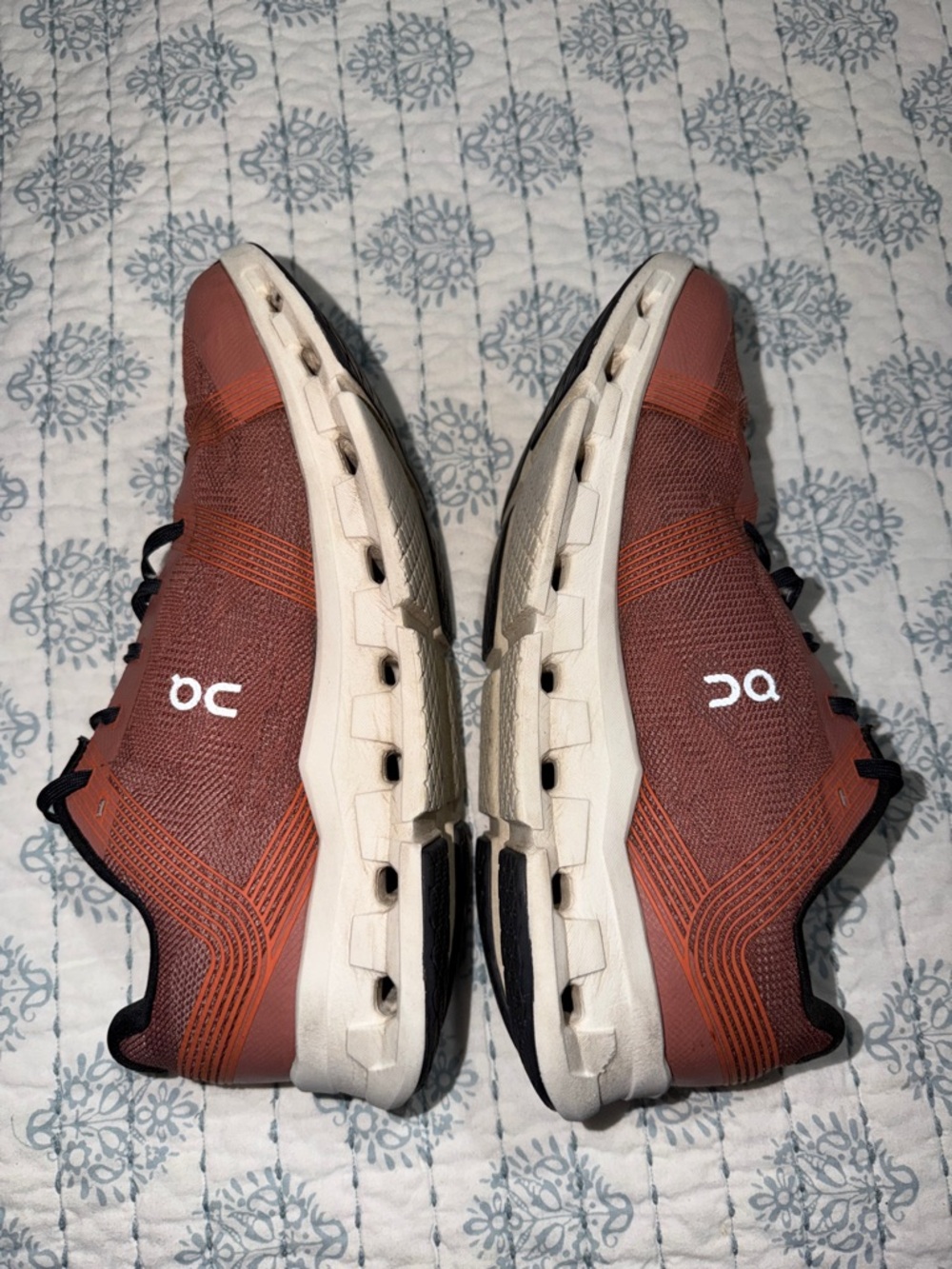 Cloudgo On Cloud Orange Running shoes women’s W10.5 - Picture 5 of 9